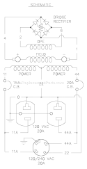 Page C Diagram and Parts List for 1773-0  Briggs and Stratton Generator